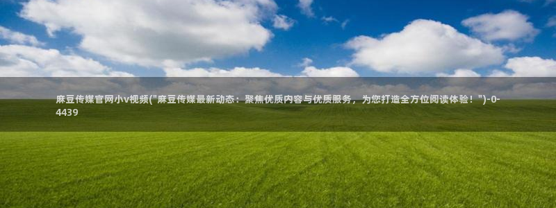 麻豆视频分类